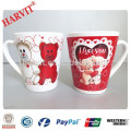 China Wholesale Bulk Promotionnelle en céramique Couple Mug